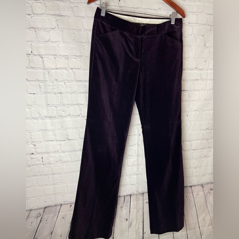 Theory Purple Corduroy Pants Straight Size 6